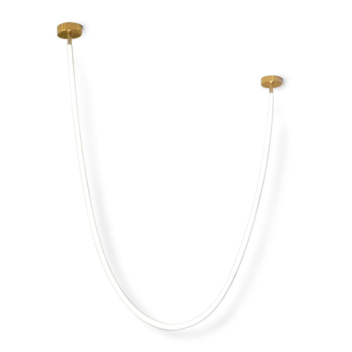 Flexible LED Ribbon Pendant Light Silicone Strip Custom Length Lighting