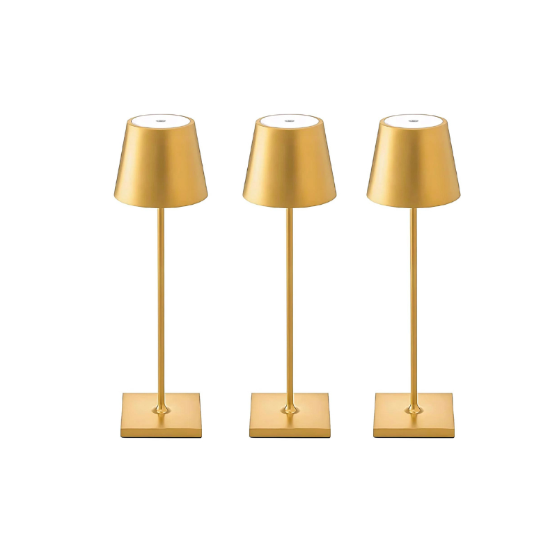Cordless Table Lamp Rechargeable Waterproof for Outdoor Dining and Bedside