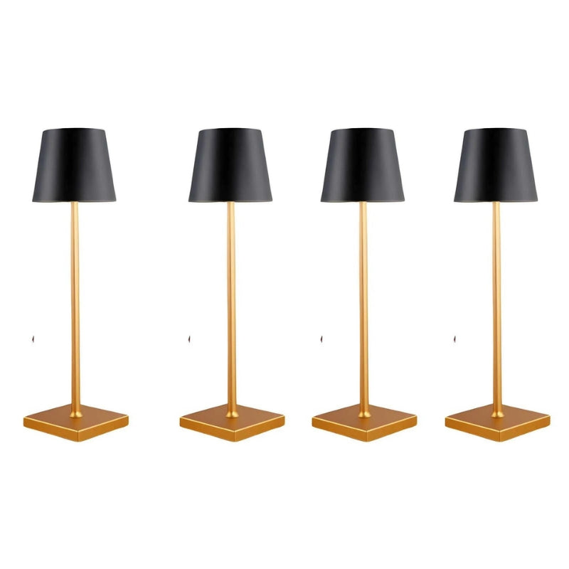 Cordless Table Lamp Waterproof Dimmable Rechargeable for Patio and Bedroom