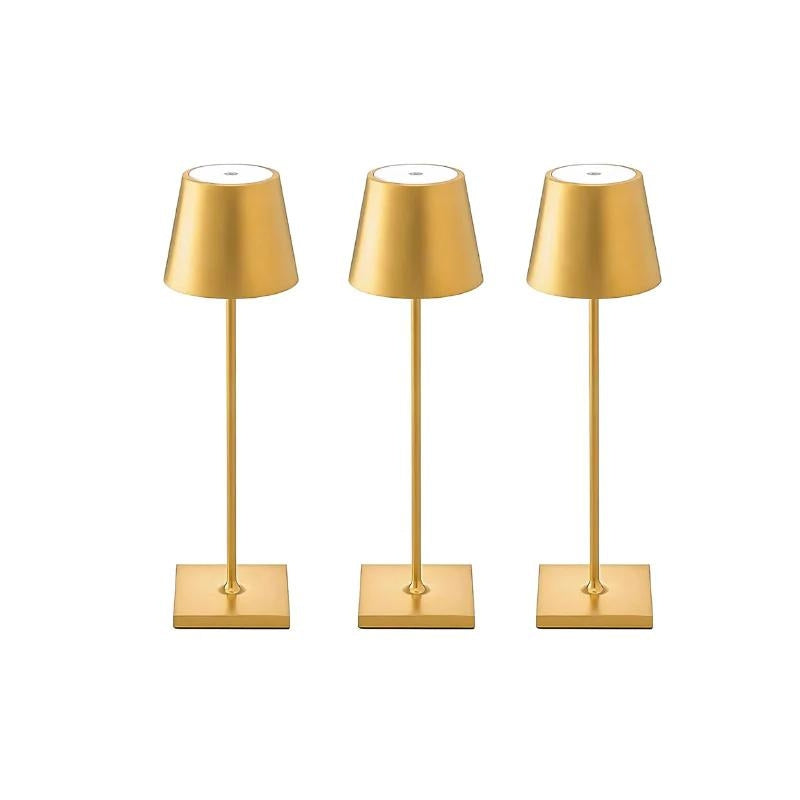 Cordless Table Lamp Waterproof Dimmable Rechargeable for Patio and Bedroom