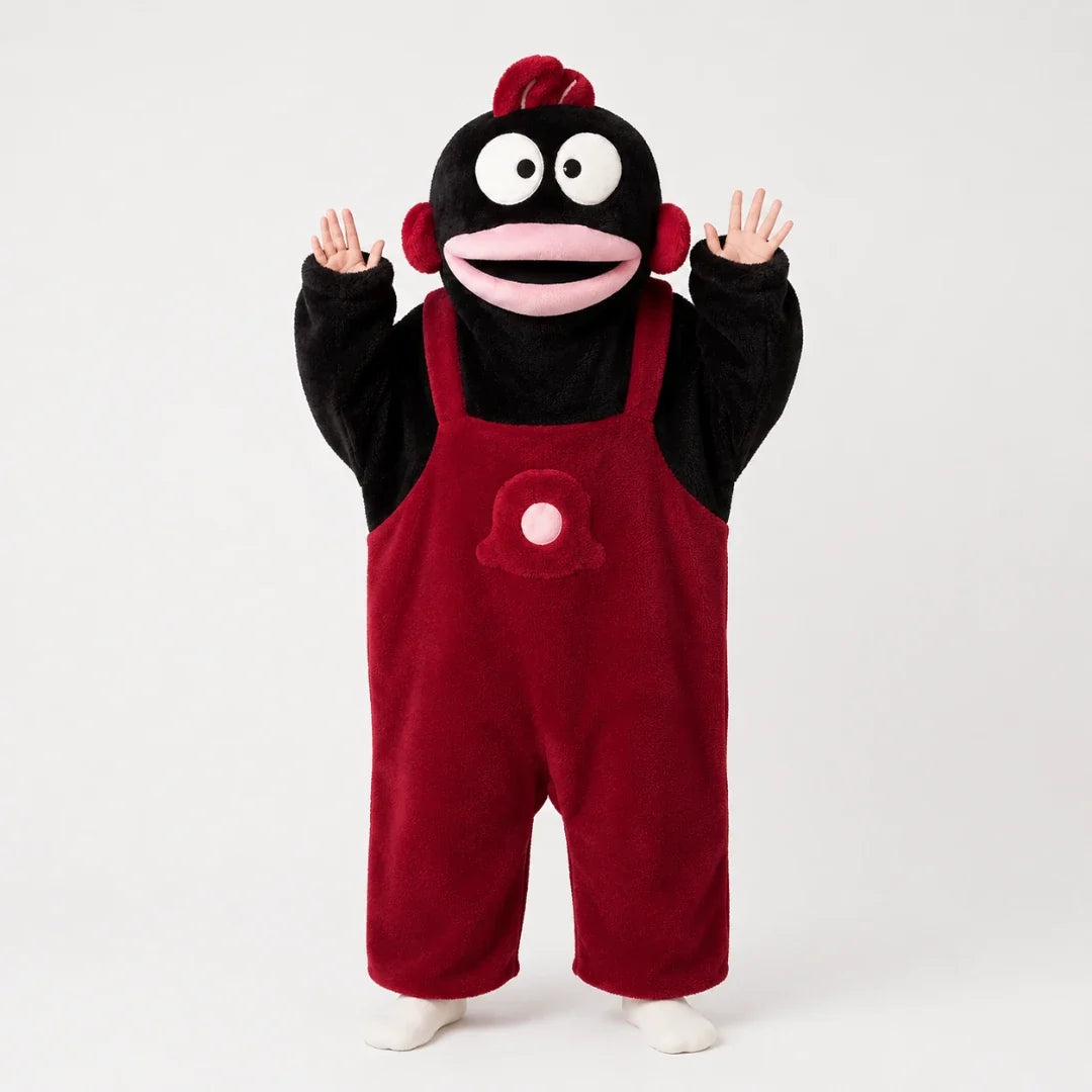 Monster Onesie Pajamas Adults Hooded Flannel Unisex