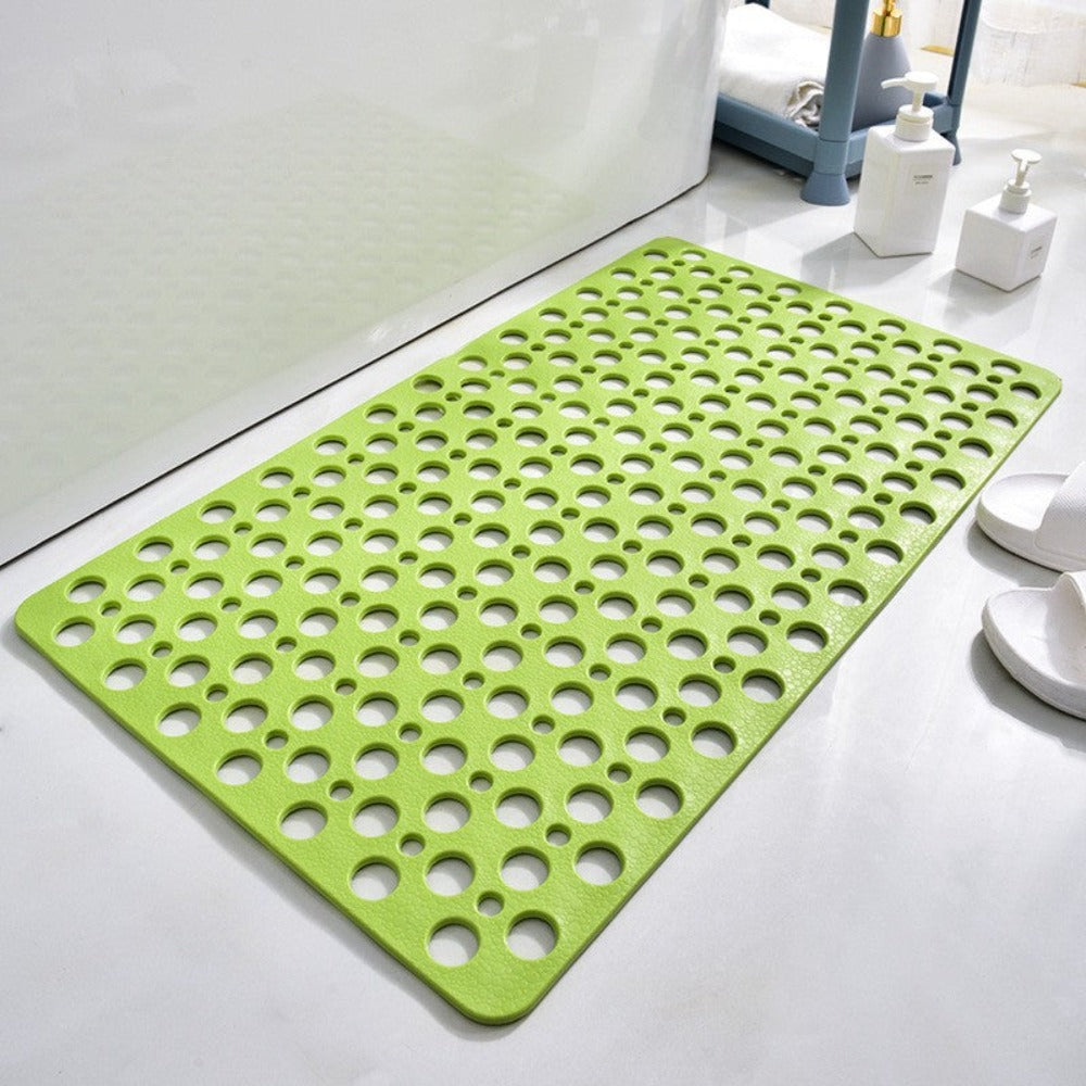 Shower Mat Non-Slip PVC with Suction Cups and Drain Holes