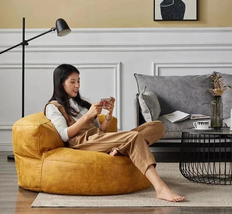 Bean Bag Chair Cover Only Faux Suede, Filling Not Included