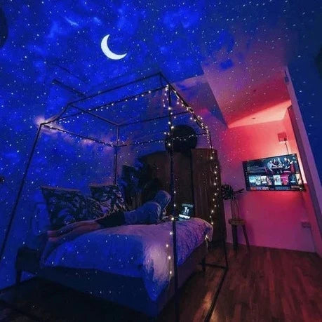 Galaxy Projector Star Night Light Nebula Ceiling Projection for Bedroom