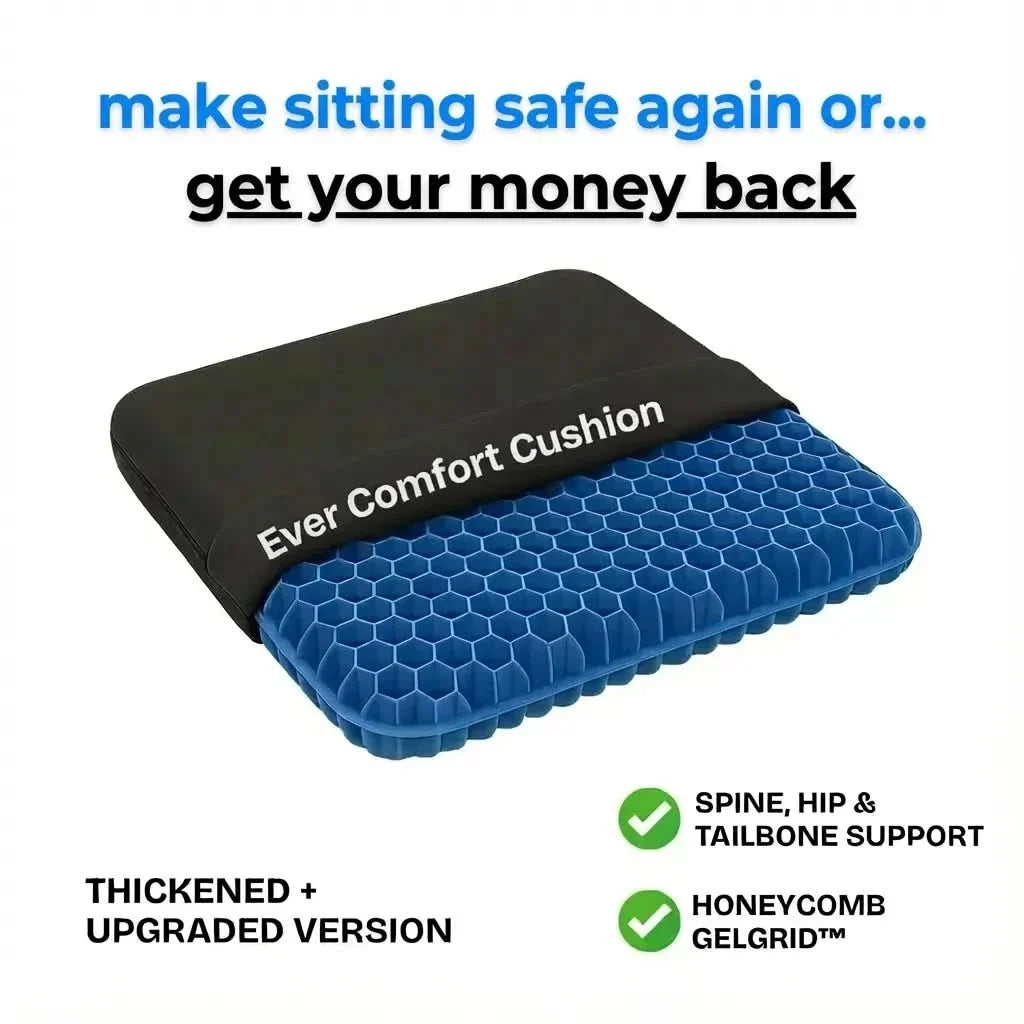 Gel Seat Cushion for Office and Dining Chairs