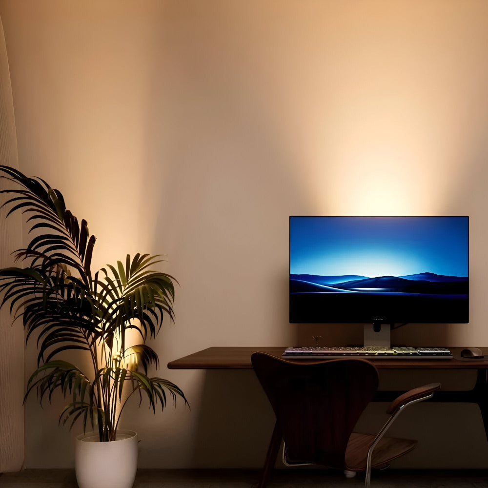Justerbar spotlight Drejeligt hoved  Trykknap til væg og loftslampe