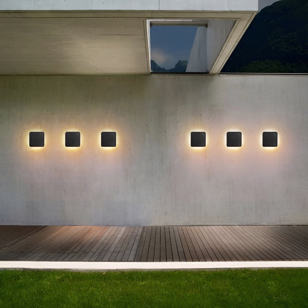 LED væglampe i aluminium Indendørs og udendørs lampe