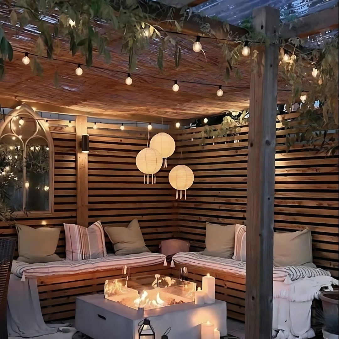 Solar Garden Lantern Outdoor Waterproof Hanging Light for Patio and Yard
