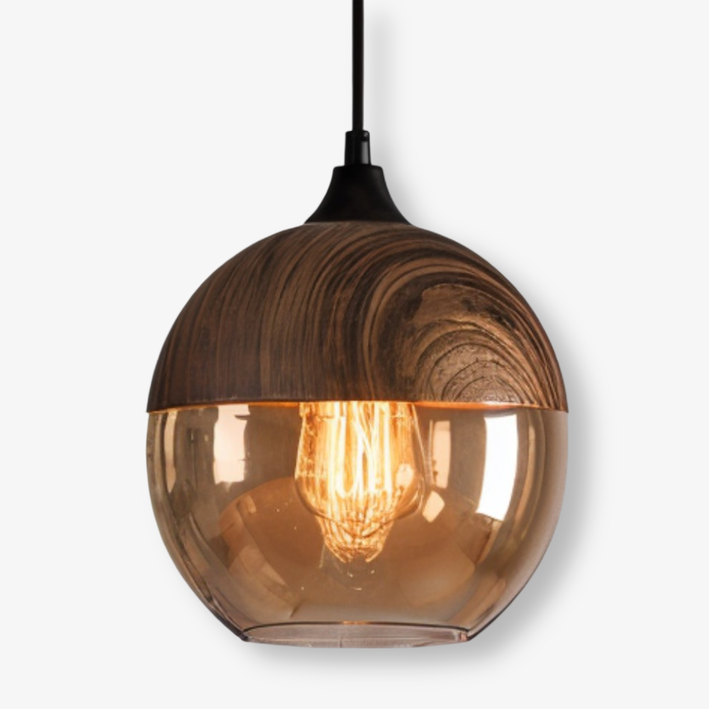 Glasoria Pendel Retro Moderne Pendellampe i Glas