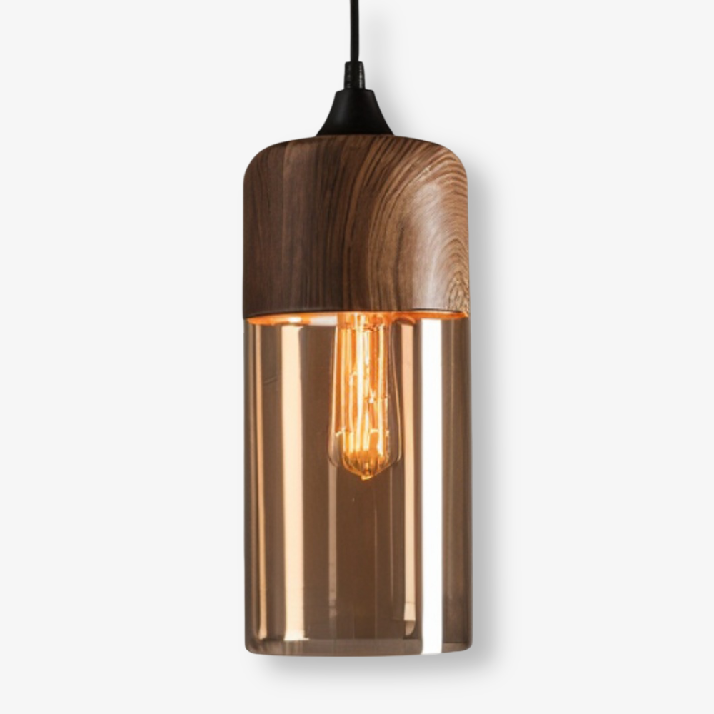 Glasoria Pendel Retro Moderne Pendellampe i Glas