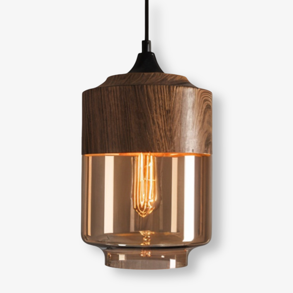 Glasoria Pendel Retro Moderne Pendellampe i Glas