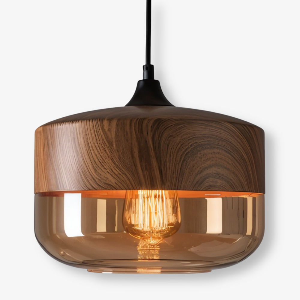 Glasoria Pendel Retro Moderne Pendellampe i Glas