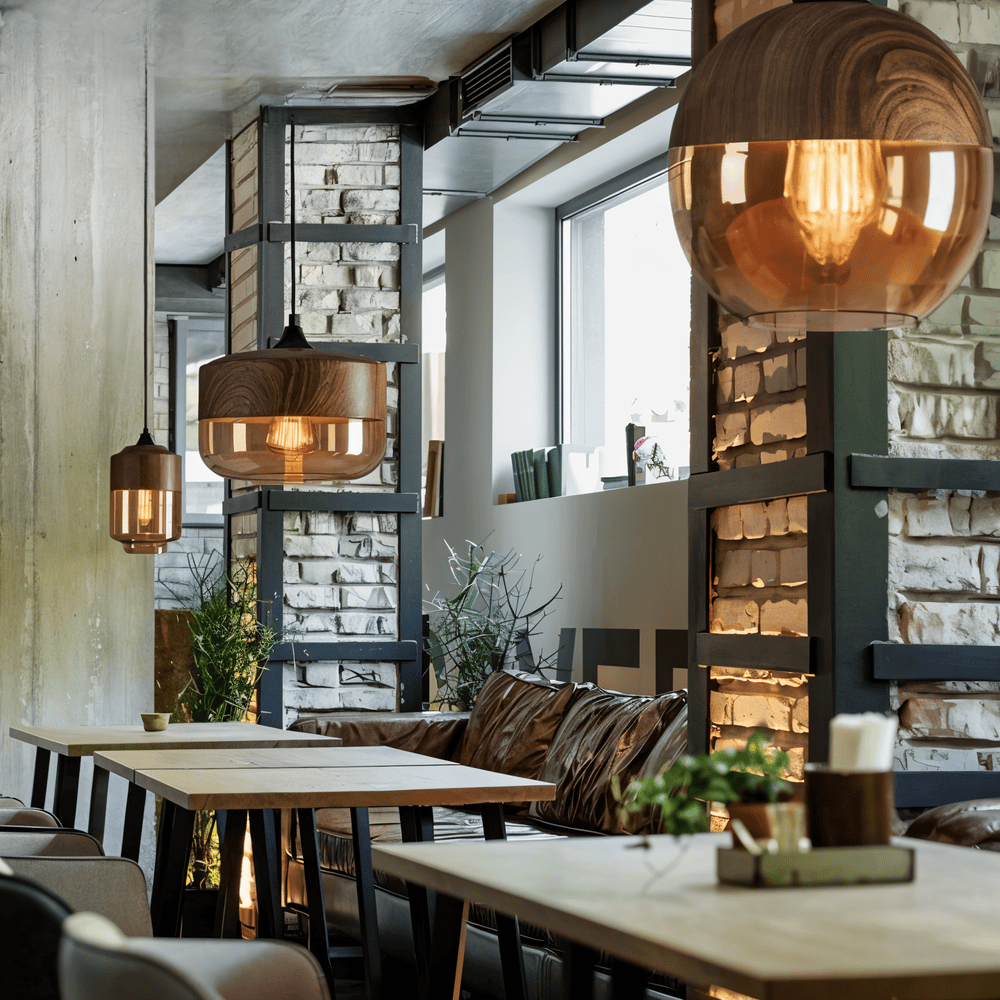 Glasoria Pendel Retro Moderne Pendellampe i Glas