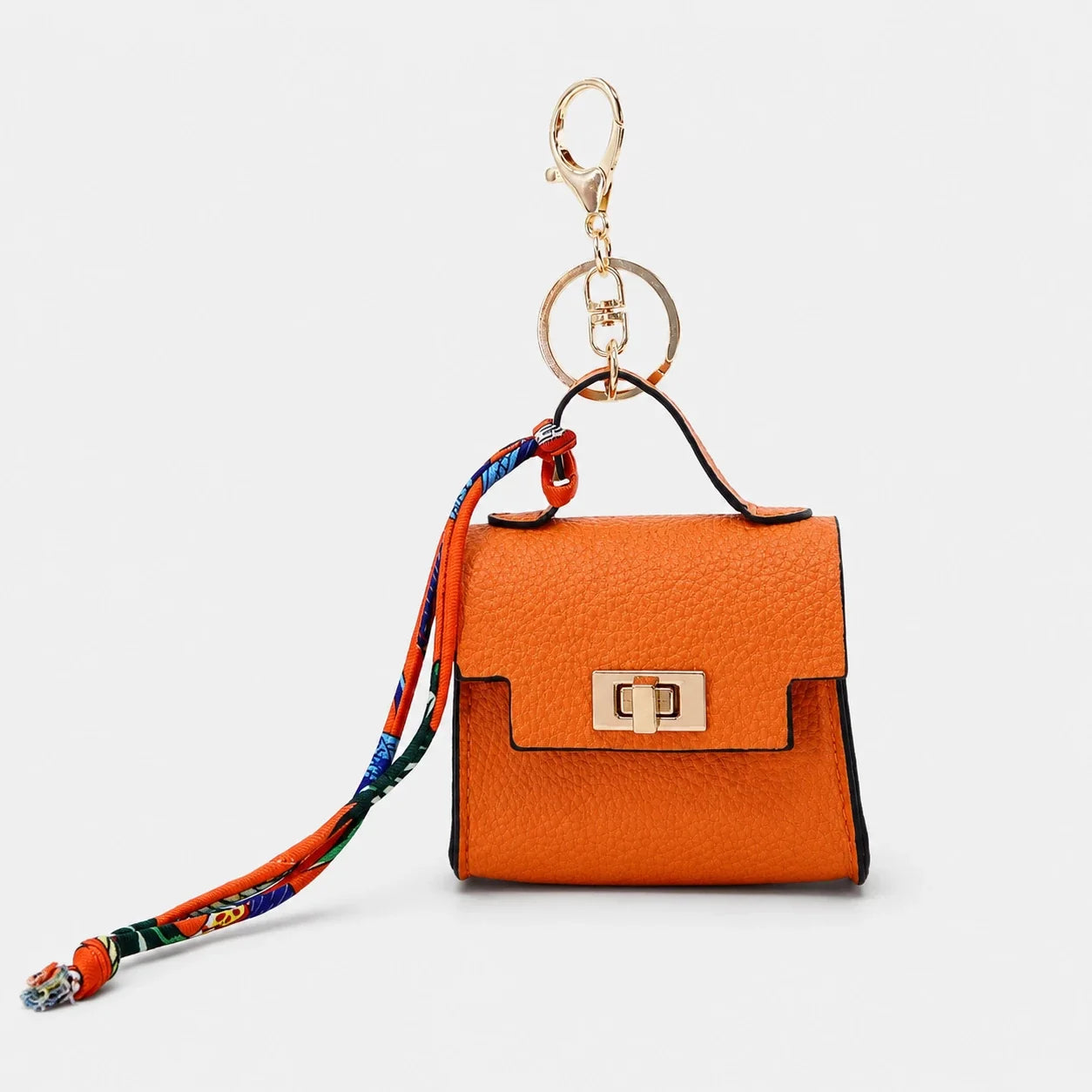 Mini Purse Keychain Bag Charm with Twist Lock Pouch