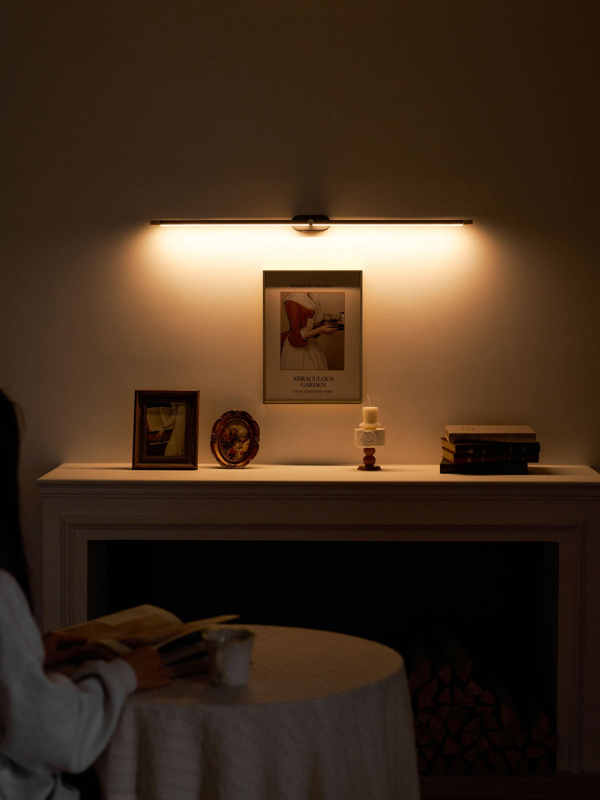 Rechargeable Wall Light Cordless LED Bar with Remote and USB C Charging