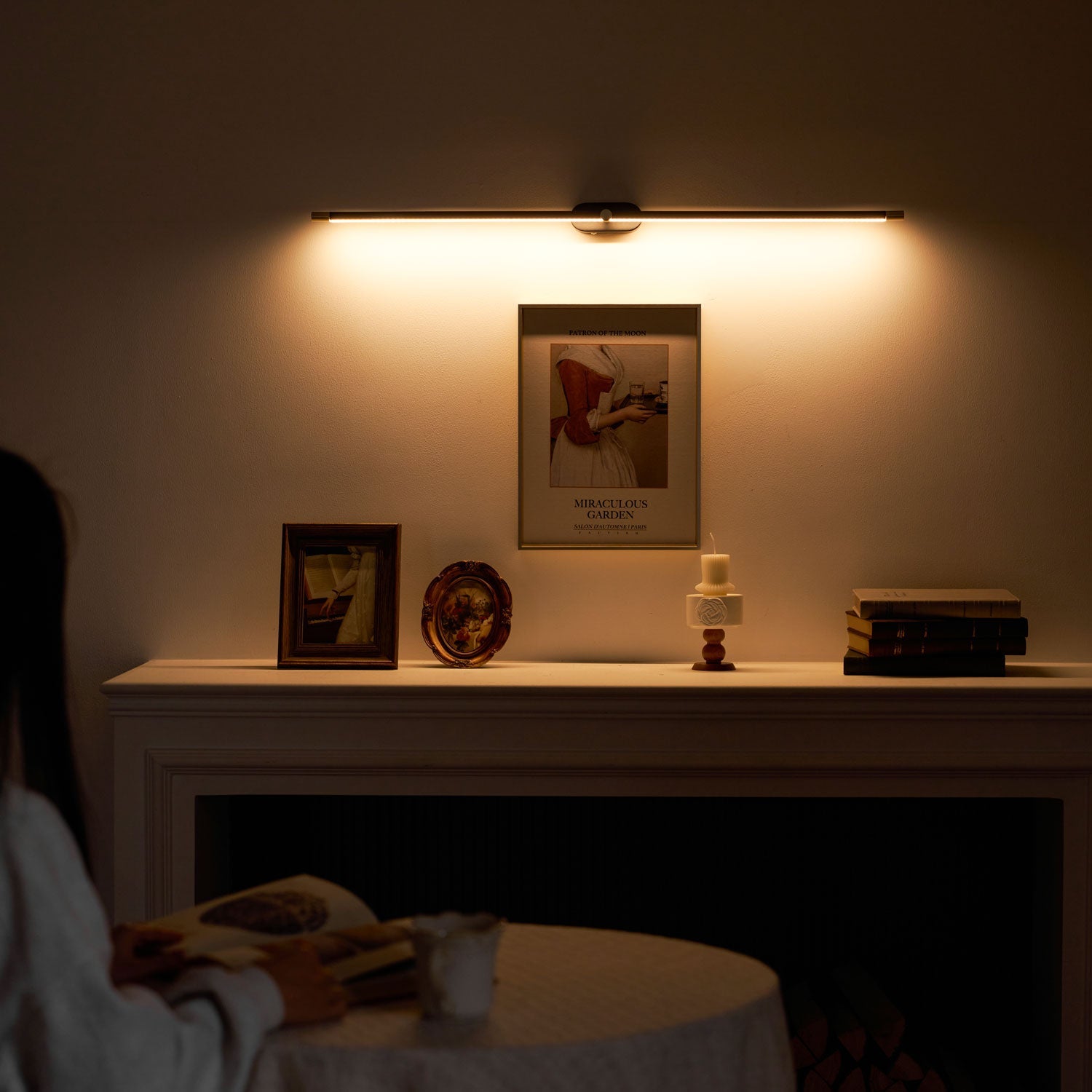 Rechargeable Wall Light Cordless LED Bar with Remote and USB C Charging