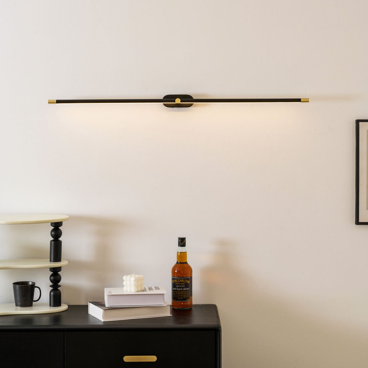 Rechargeable Wall Light Cordless LED Bar with Remote and USB C Charging