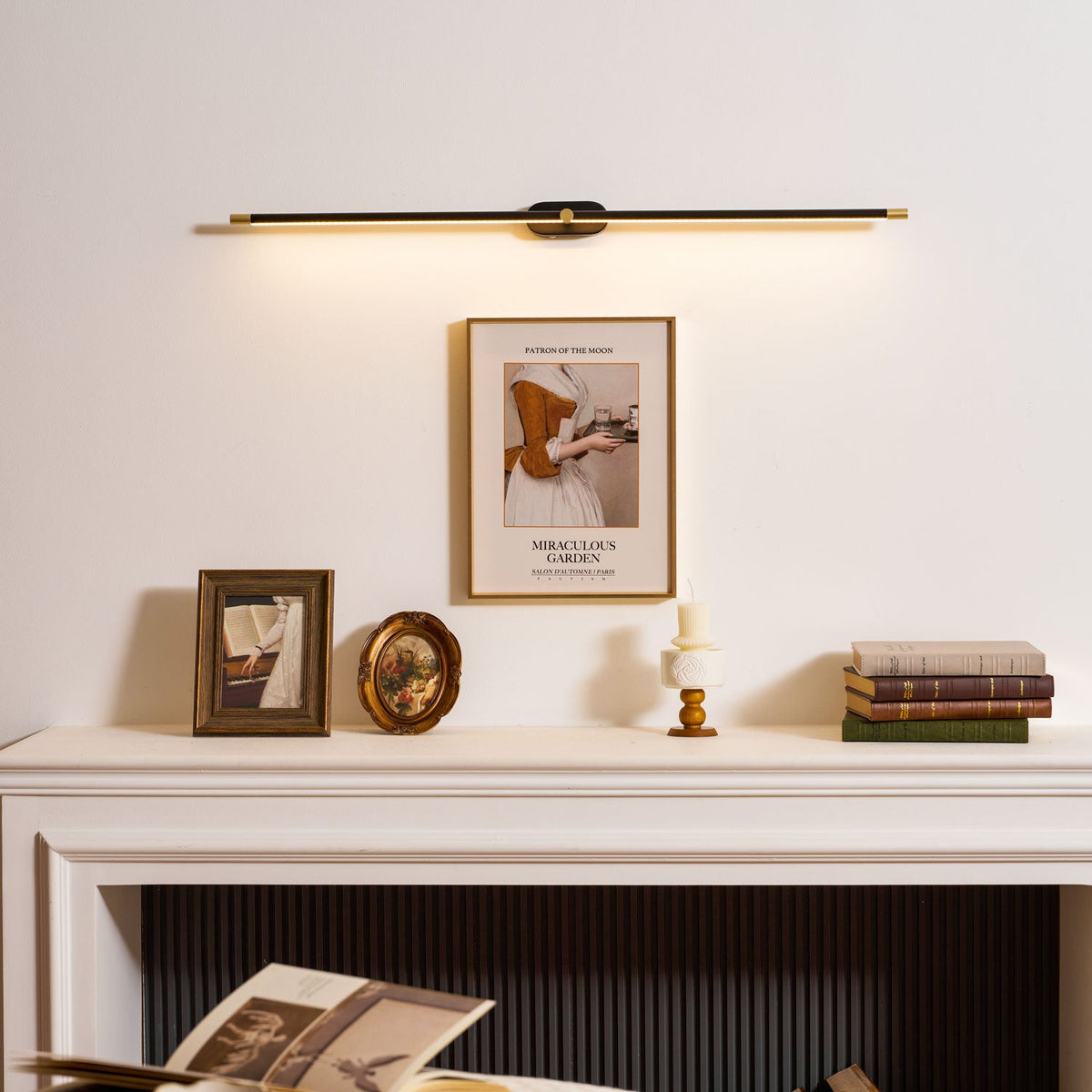Rechargeable Wall Light Cordless LED Bar with Remote and USB C Charging
