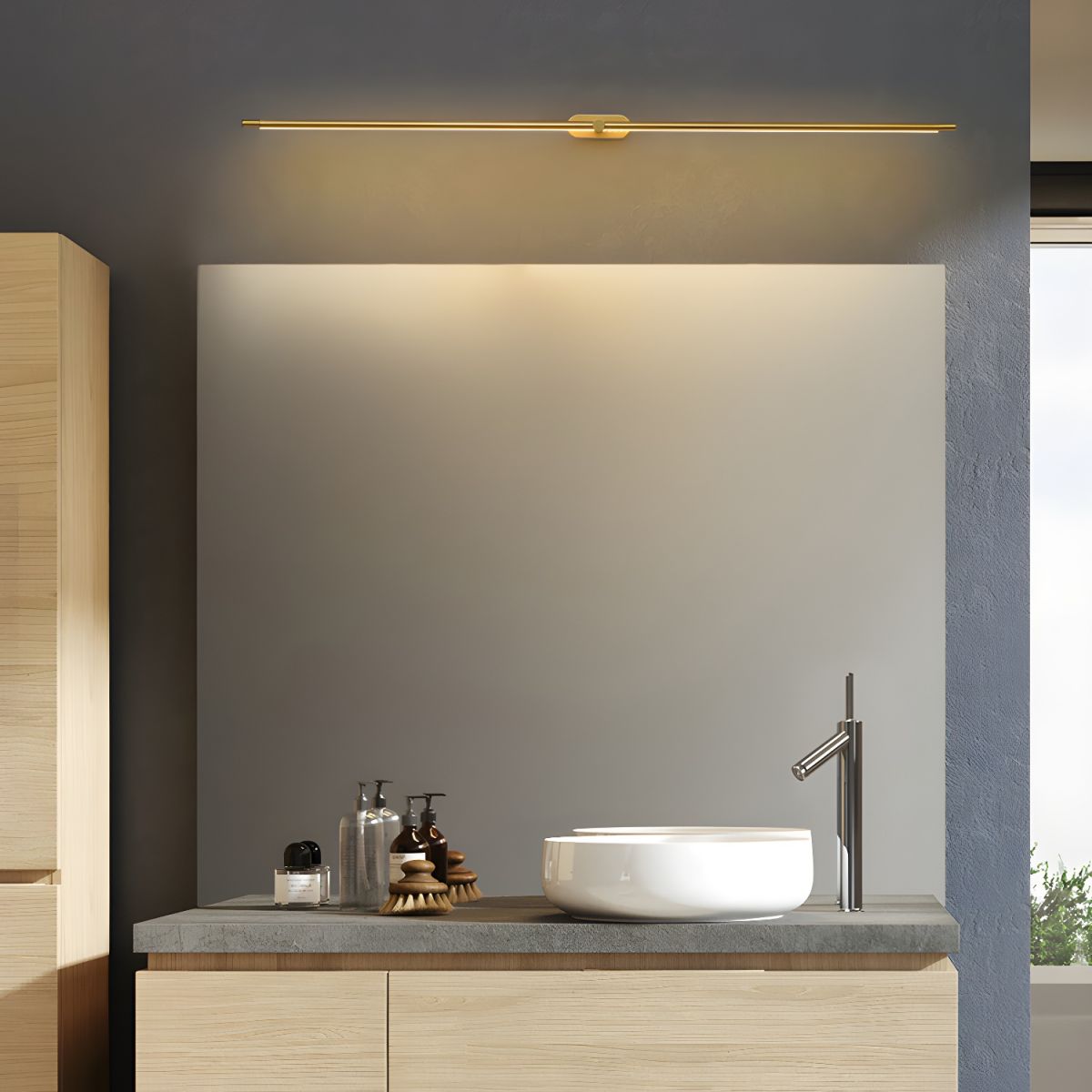 Rechargeable Wall Light Cordless LED Bar with Remote and USB C Charging