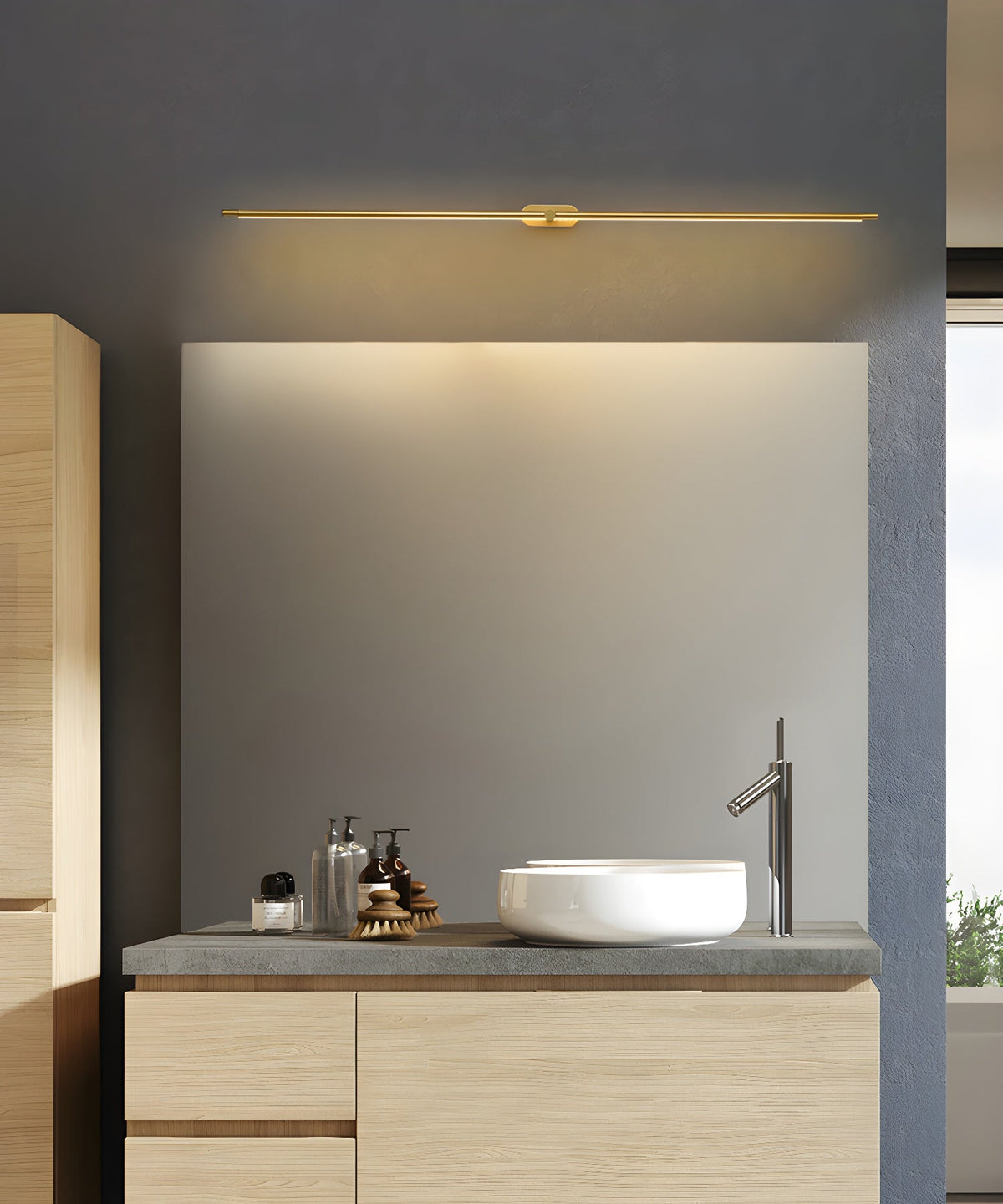 Rechargeable Wall Light Cordless LED Bar with Remote and USB C Charging