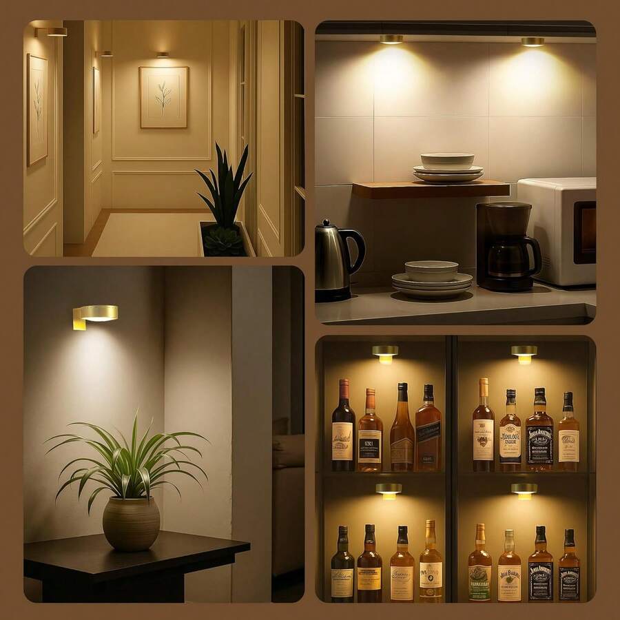 Cordless Picture Light Battery Operated Dimmable LED with Remote