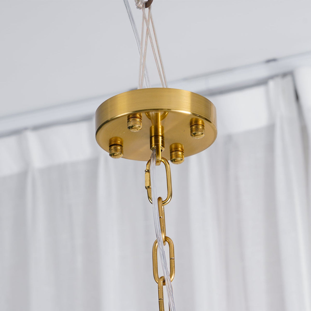 Murano Style Glass Petal Chandelier Hand Formed Glass Copper Frame