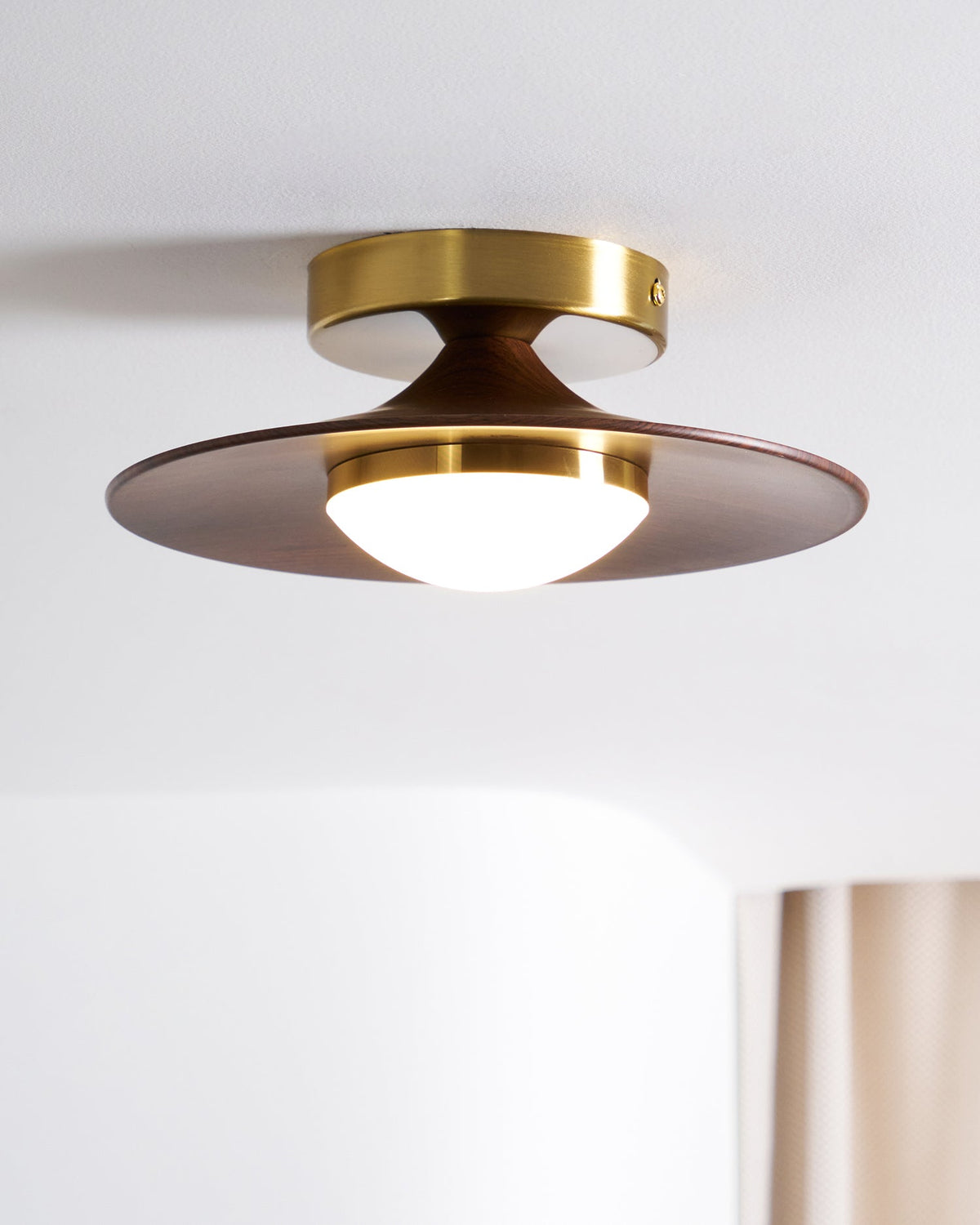 Compact Flush Mount Ceiling Light Integrated LED Dimmable for Entryway