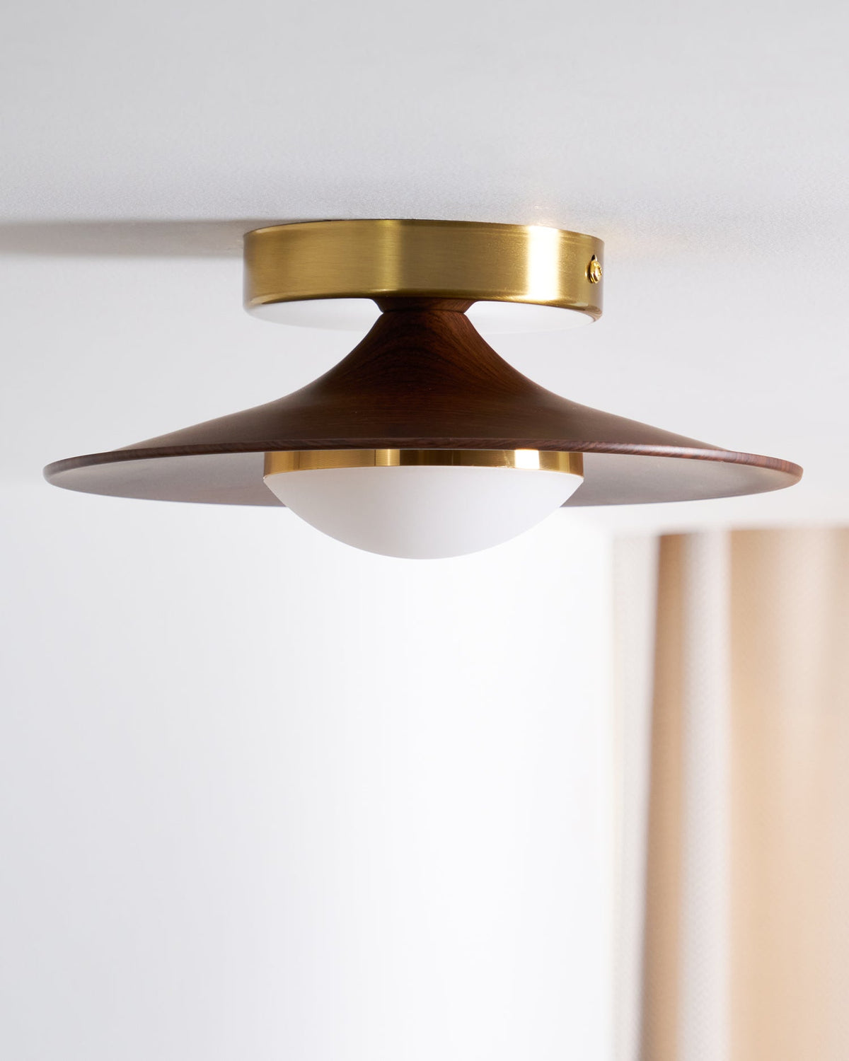 Compact Flush Mount Ceiling Light Integrated LED Dimmable for Entryway