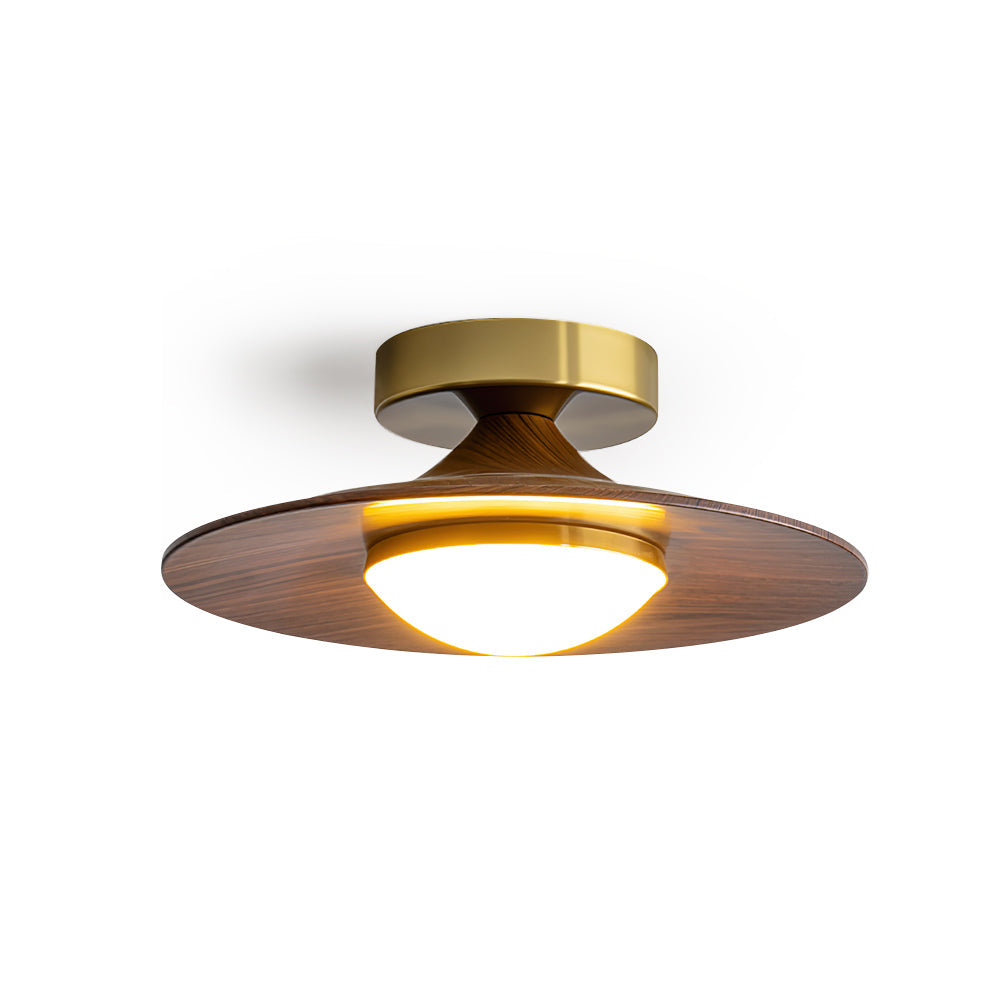 Compact Flush Mount Ceiling Light Integrated LED Dimmable for Entryway