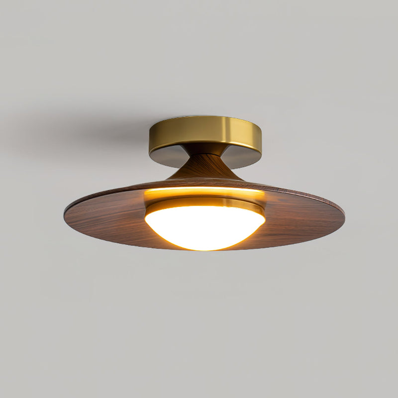 Compact Flush Mount Ceiling Light Integrated LED Dimmable for Entryway
