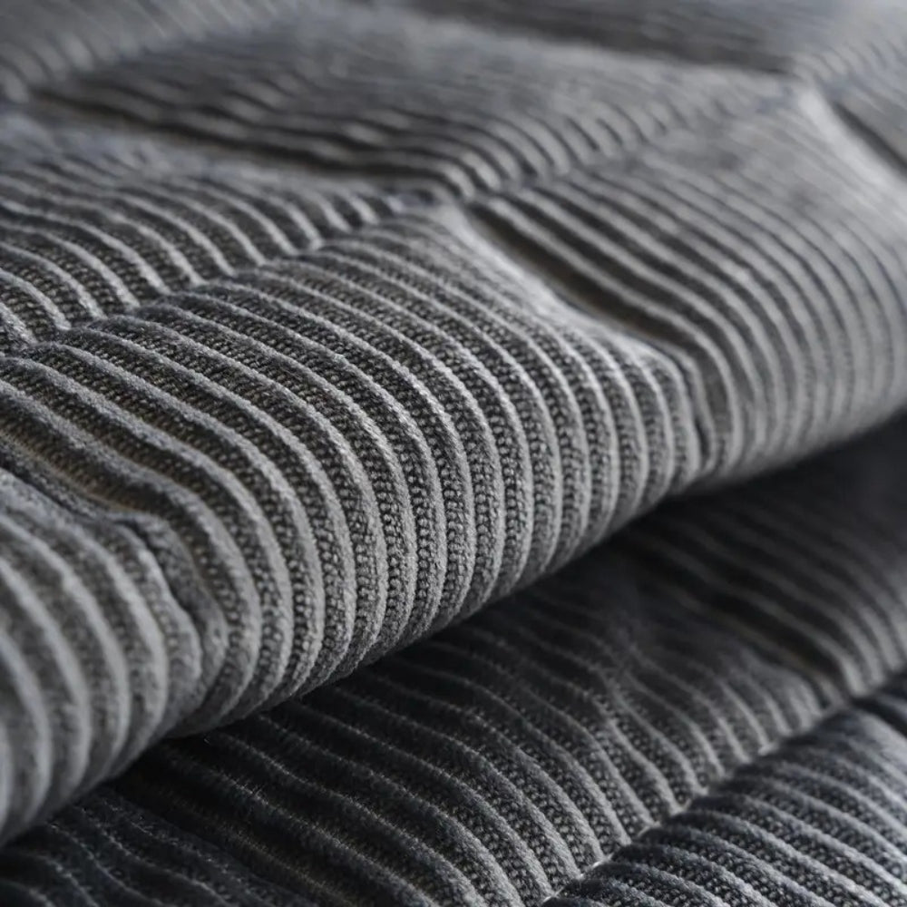 Quilted Sofa Seat Mat Corduroy Non-Slip Backing
