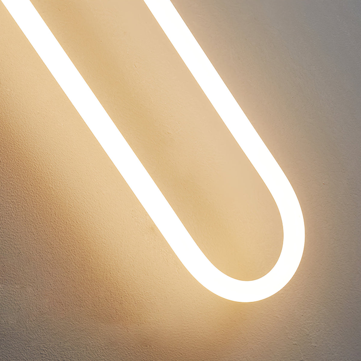 Loop Wall Sconce Brass Integrated LED Dimmable for Hallway and Bedside
