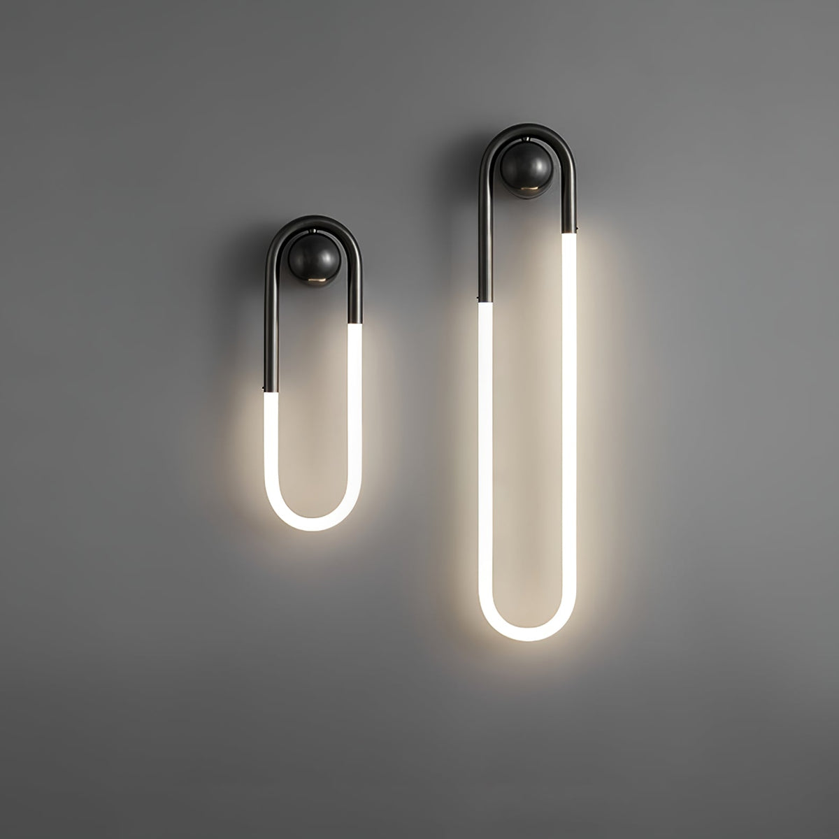 Loop Wall Sconce Brass Integrated LED Dimmable for Hallway and Bedside