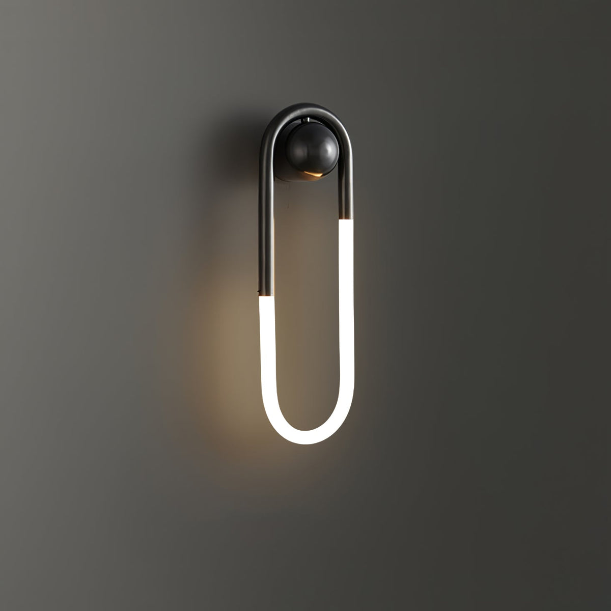 Loop Wall Sconce Brass Integrated LED Dimmable for Hallway and Bedside