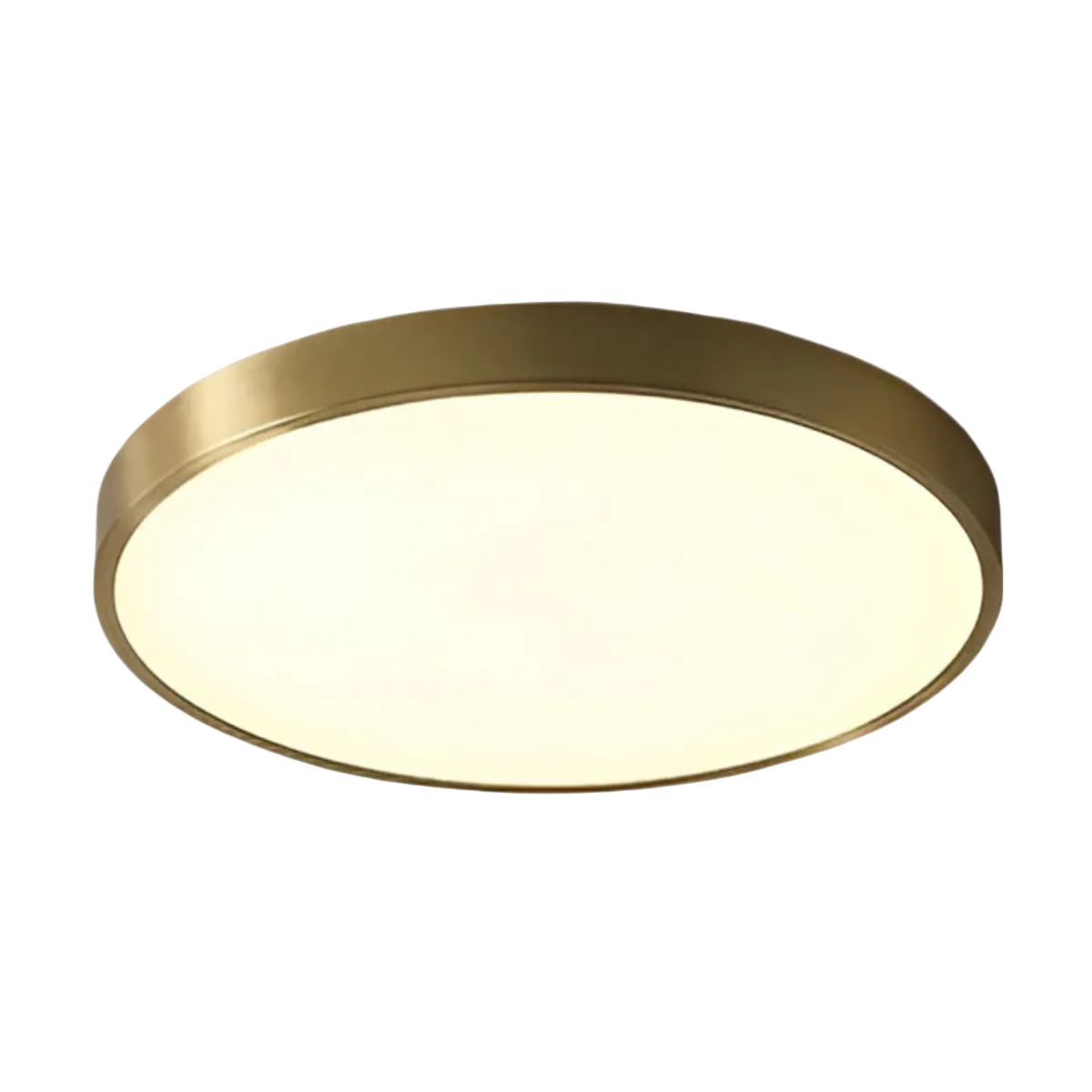 Rund LED loftlampe med slankt design
