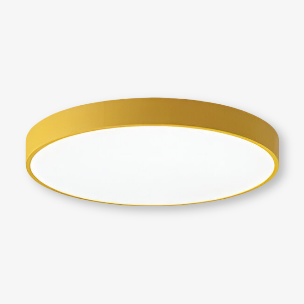 Rund LED loftlampe med slankt design