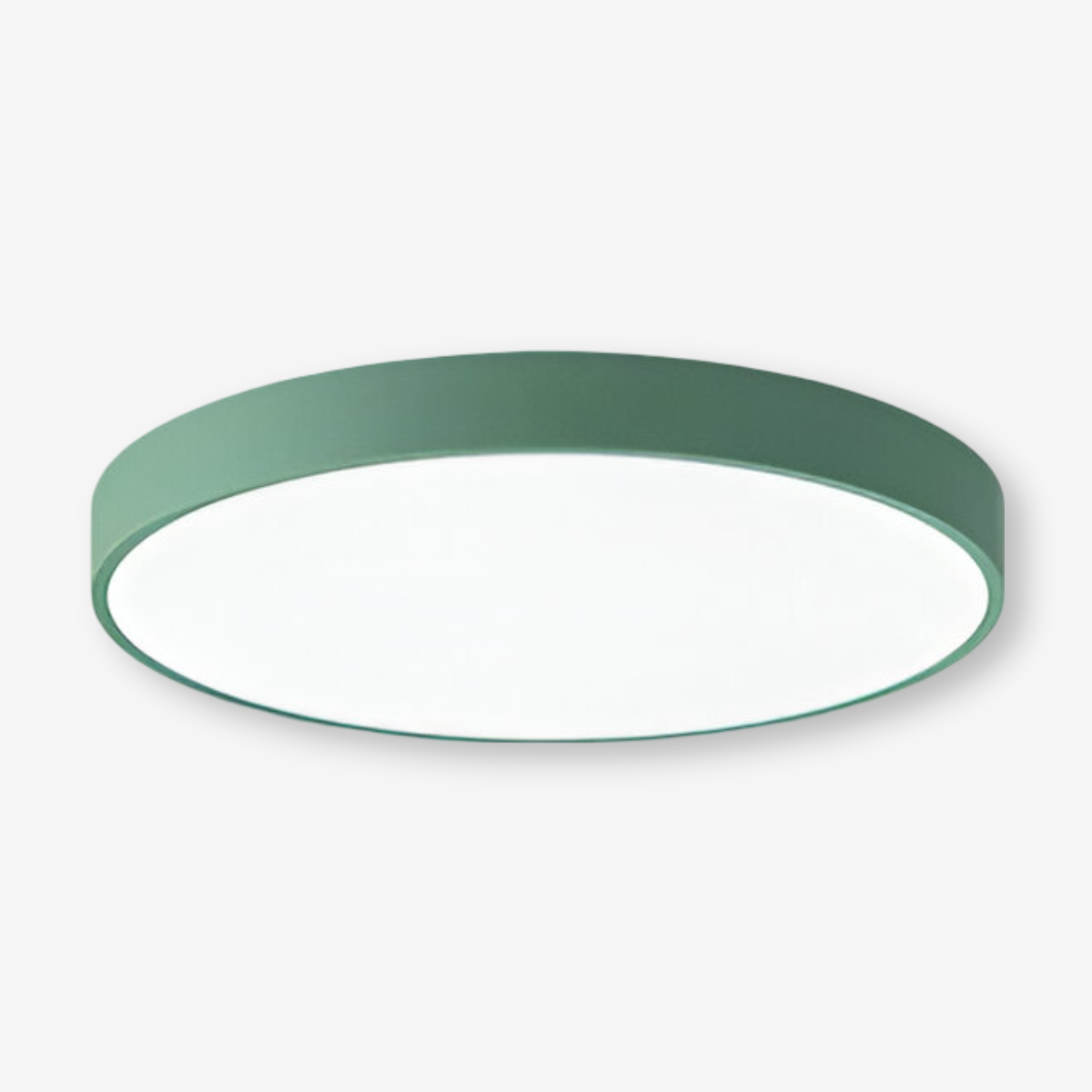 Rund LED loftlampe med slankt design