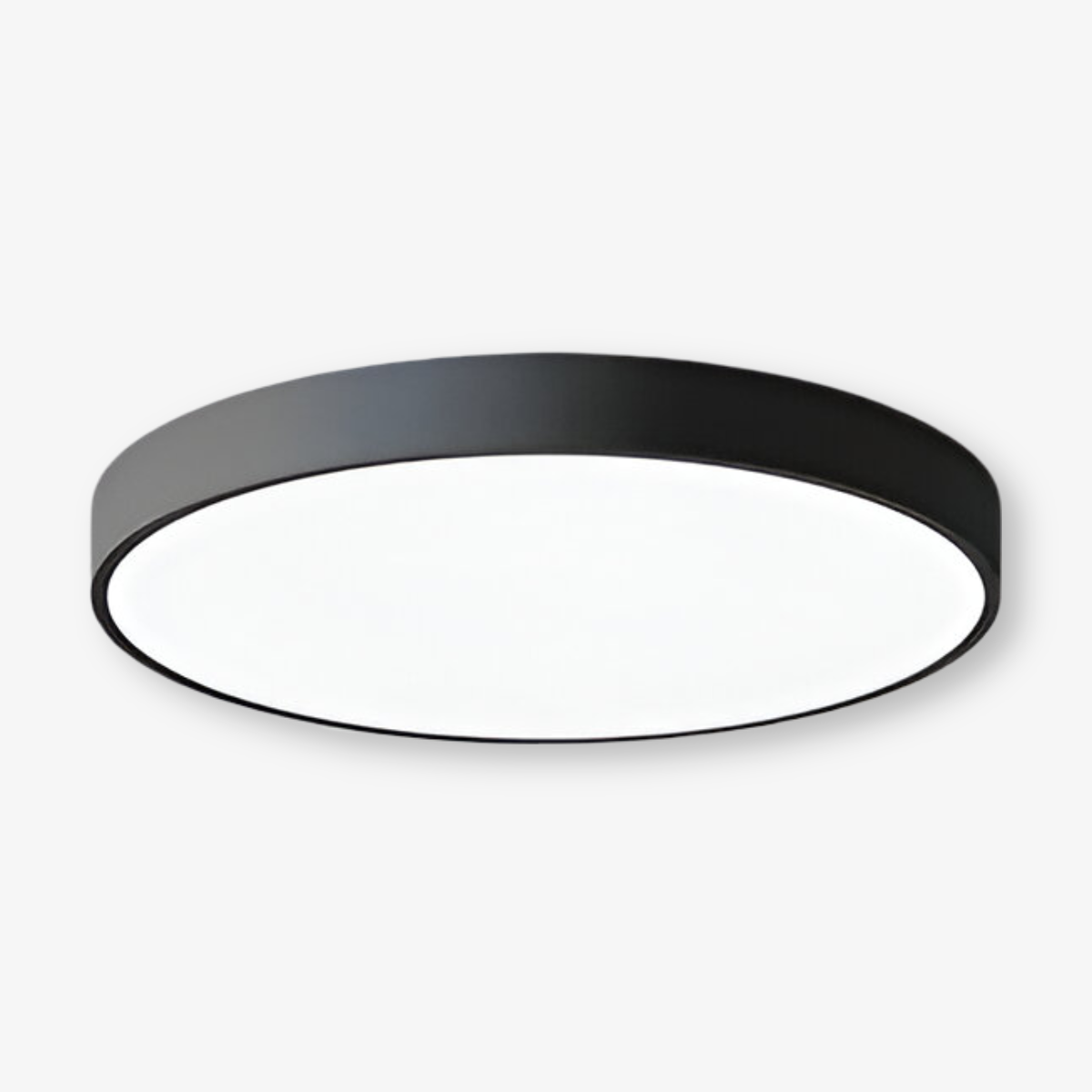 Rund LED loftlampe med slankt design