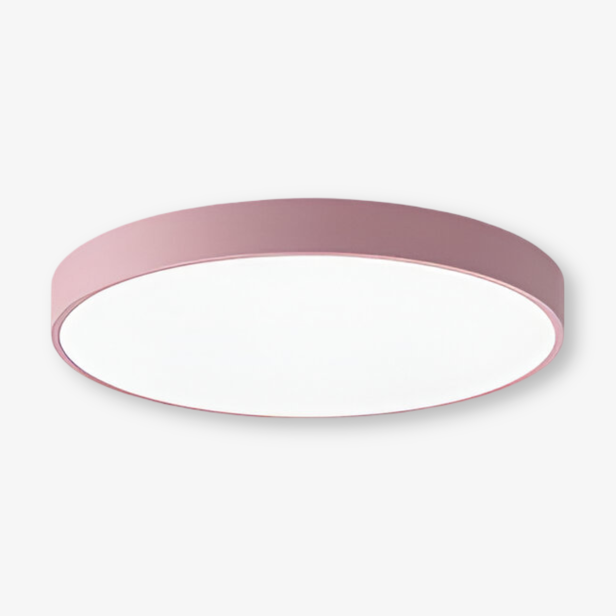 Rund LED loftlampe med slankt design