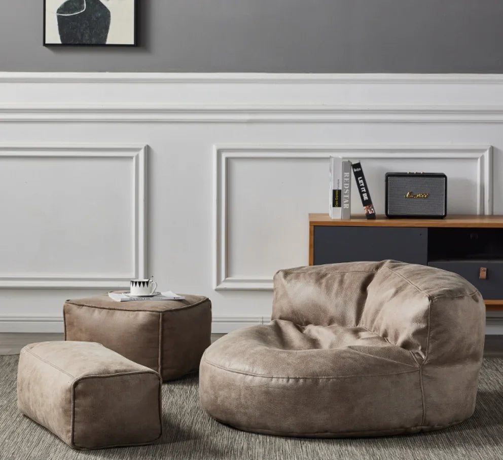 Bean Bag Chair Cover Only Faux Suede, Filling Not Included