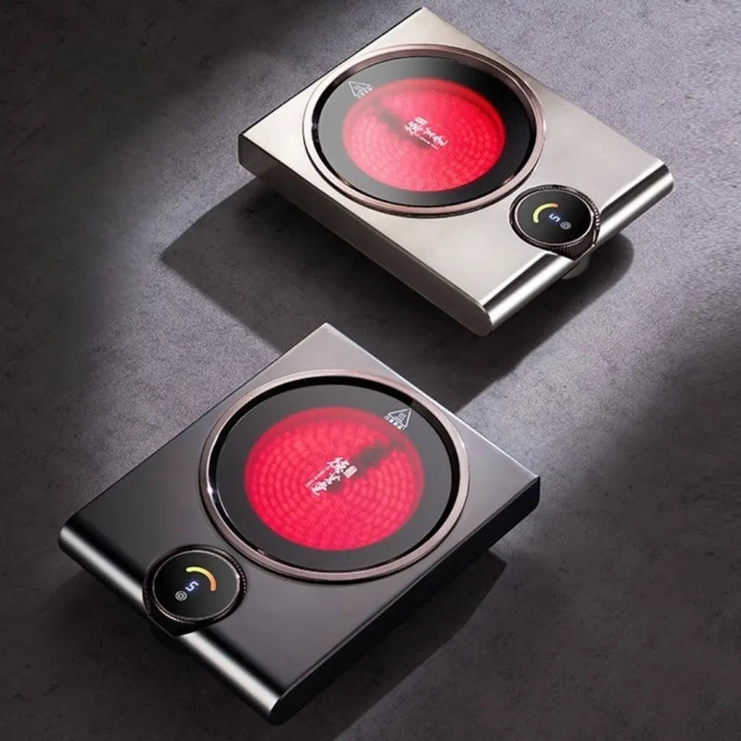 Electric Ceramic Hot Plate 1000W Stainless Steel for Teapots with Timer