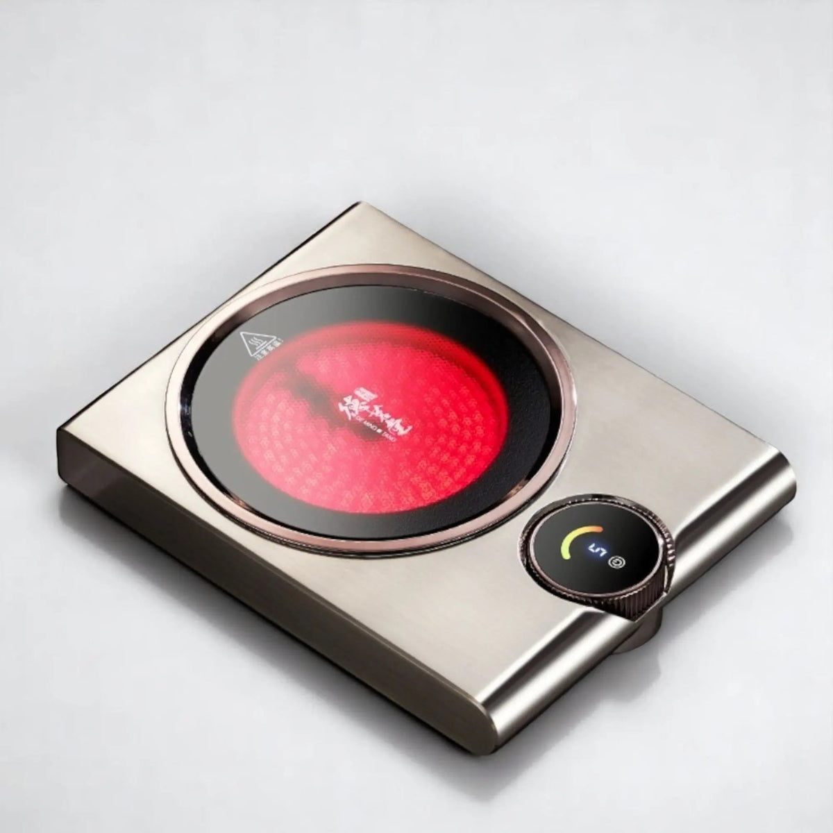 Electric Ceramic Hot Plate 1000W Stainless Steel for Teapots with Timer