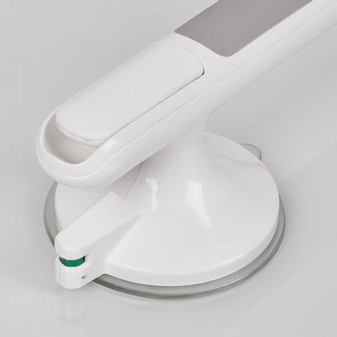 Shower Grab Bar Suction Cup No Drill with Grip Indicator