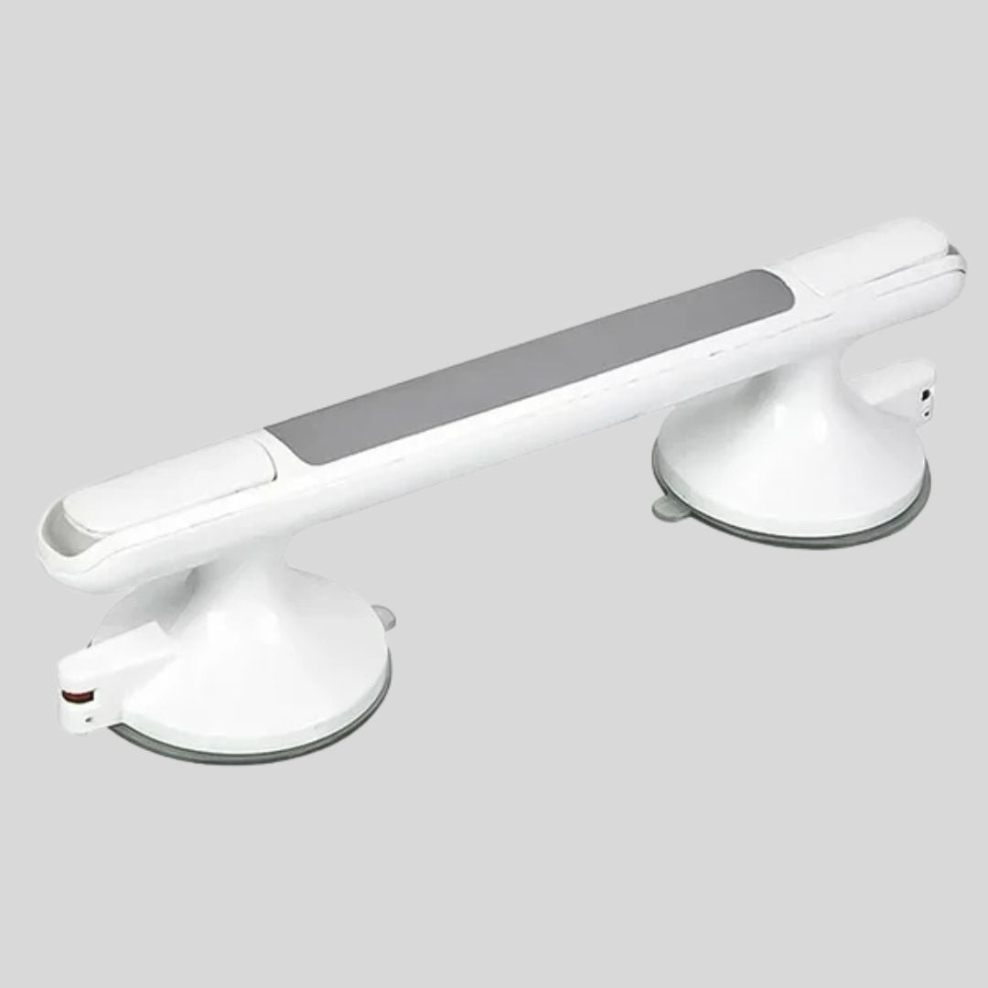 Shower Grab Bar Suction Cup No Drill with Grip Indicator