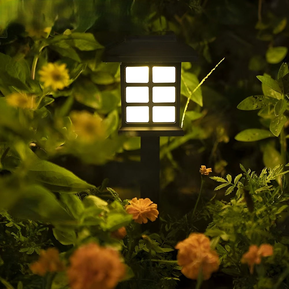 Solcelledrevne LED-havelamper i japansk lanternedesign