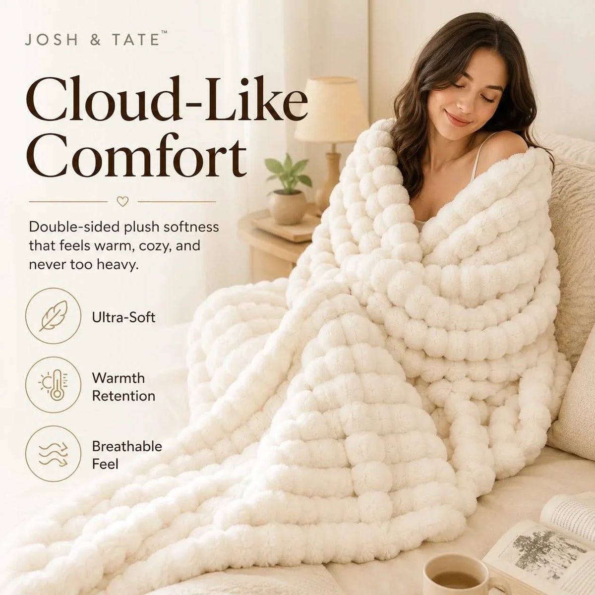 Plush Blanket for Bed and Couch