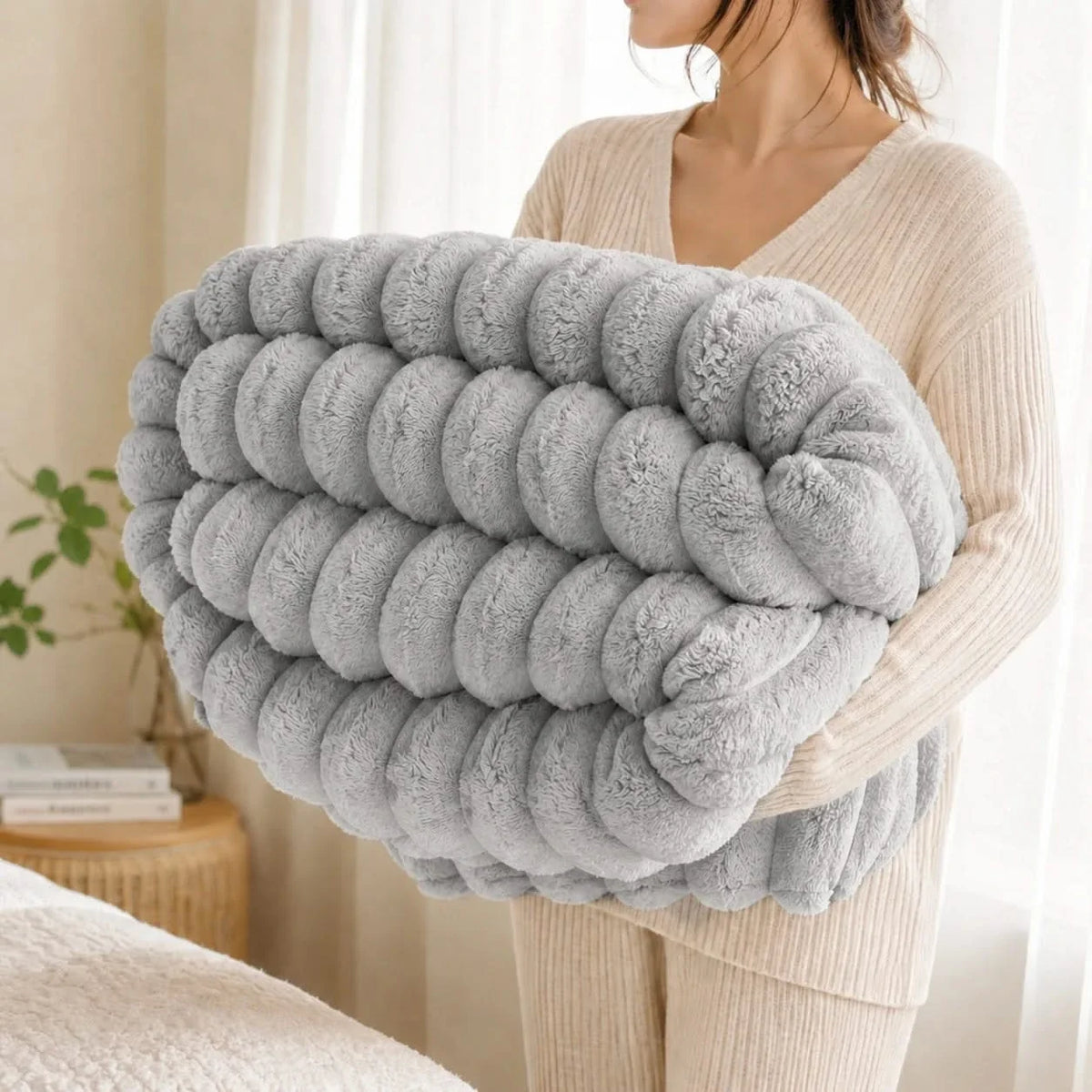Plush Blanket for Bed and Couch