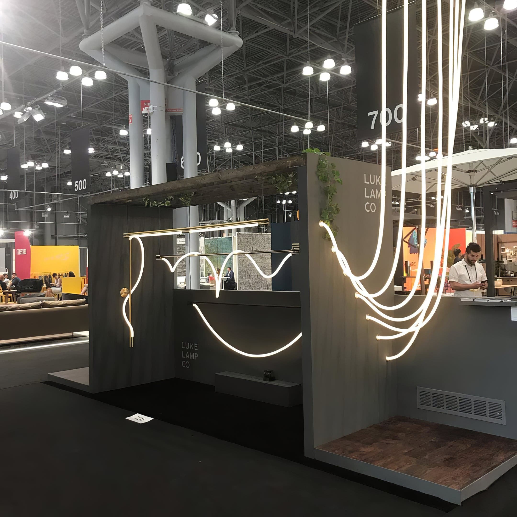 Flexible LED Ribbon Pendant Light Silicone Strip Custom Length Lighting