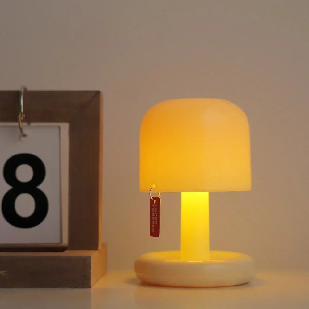 Mini Cordless Table Lamp Rechargeable LED Bedside