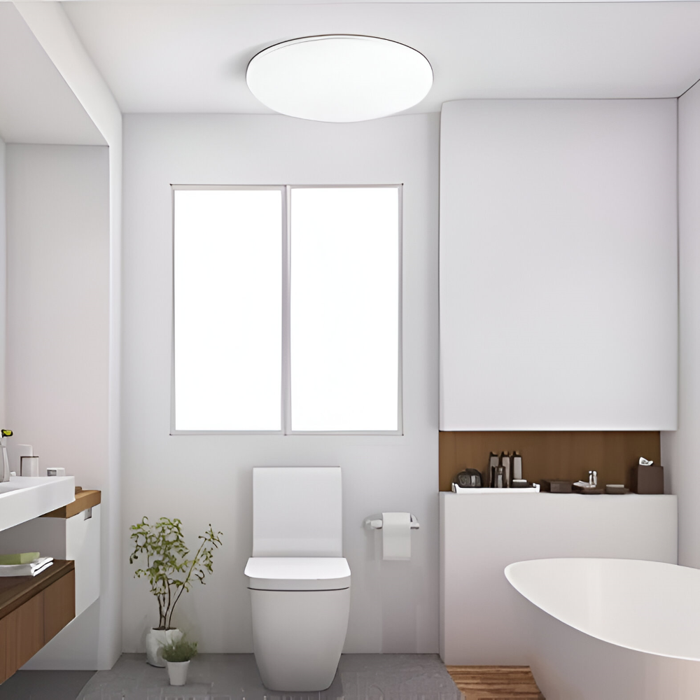 Ultratynd LED loftlampe med flad skærm